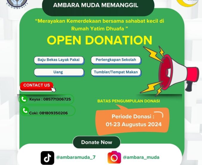 OPEN DONATION (BERAKHIR)